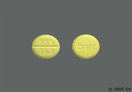 Round Yellow Pill With V On One Side - Merilexes