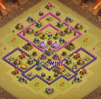 Clash Of Clan Design Town Hall 7