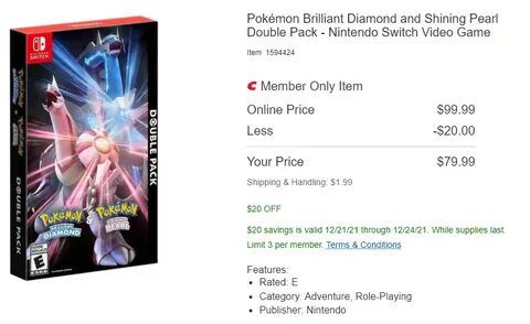 Wario64 on Twitter: "Pokémon Brilliant Diamond and Shining P