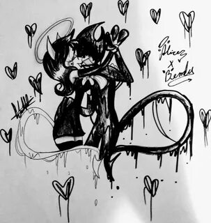 💞 Bendy x Becky x Boris x Alice 💞 Bendy and the Ink Machine 