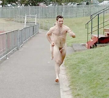 Provocative Wave for Men: Pants off to naked male runners ar