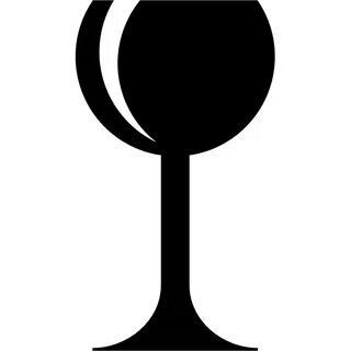 Simple wine glass vector illustration Free SVG