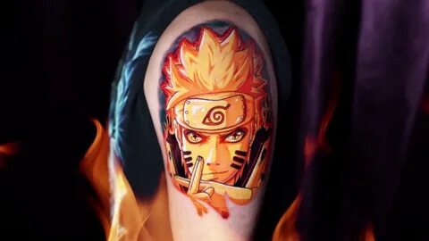 Naruto Nine Tails Sage Mode Tattoo from Anime Tattoo Artist 