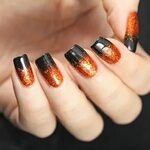 Copycat Claws: Halloween Gradient Nails Black halloween nail