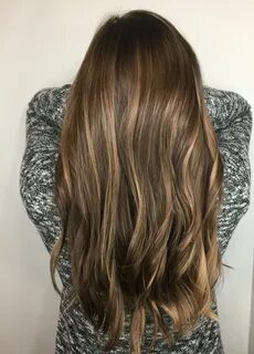 Reverse Balayage Blonde to Brunette Blended Sunkissed Hair S