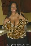 Hot black mama shows her juggs