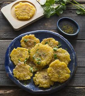 AIP Twice-Fried Green Plantains (Tostones/Patacones) - A Gir