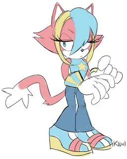 Red Sonic Oc - Floss Papers