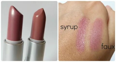 Faux Mac syrup, Mac faux, Mac syrup lipstick