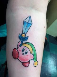 "Sword Kirby! Gotten on December 7th at The All-American Tat