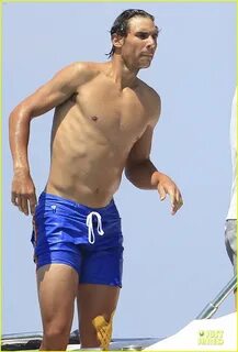 Rafael Nadal: Shirtless Ibiza Vacation with Maria Francisca 