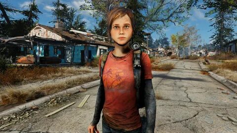 Fallout 4 The Last of Us Ellie Follower and Armor The last of us.