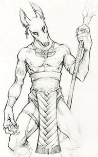 How to Draw Anubis (53 photos) " Рисунки для срисовки и не т