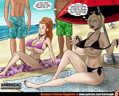 Read Karmagik - Randi and Olivia at the Beach prncomix