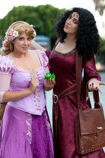 Amazing Tangled Cosplay of Rapunzel and Mother Gothel seriou