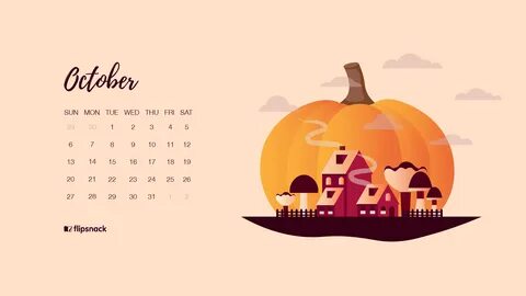 October Calendar Background Wallpapers - Most Popular Octobe