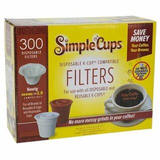 Disposable Filters for Use in Keurig ® Brewers - Simple Cups