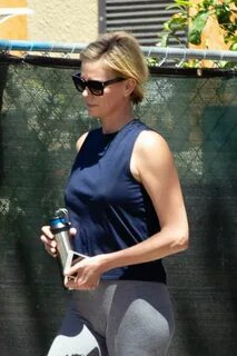 Charlize Theron Leaving an afternoon workout in Los Angeles 