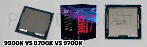 ▷ Core i9 9900k против core i7 9700k против core i7 8700k (с