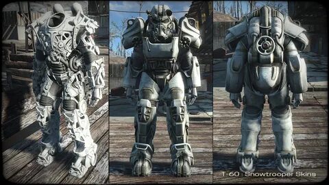 T-60 Snowtrooper Skins at Fallout 4 Nexus - Mods and communi