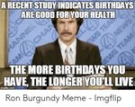 🐣 25+ Best Memes About Ron Burgundy Birthday Memes Ron Burgu