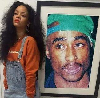 2pac & Rihanna Tupac makaveli, Tupac, Tupac shakur