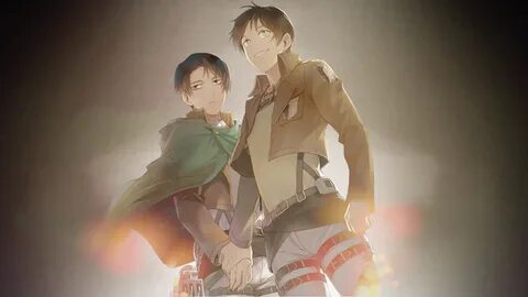 Attack On Titan Wallpaper Levi X Eren posted by Sarah Johnso