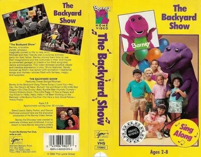 Barney: The Backyard Show VHS 1992 Vhs and DVD Credits Wiki 