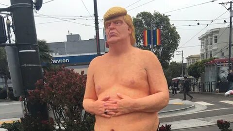 Nude statue of Donald Trump raising eyebrows in San Francisc