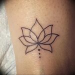 фото тату лотос от 02.10.2017 № 128 - lotus tattoo - tattoo-