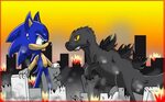 Godzilla Vs Sonic Exe 16 Images - Sonic Exe Devil Blood Marr