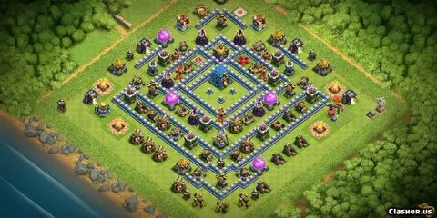 Town Hall 12 TH12 War Trophy Base v295 With Link 10-2019 - W