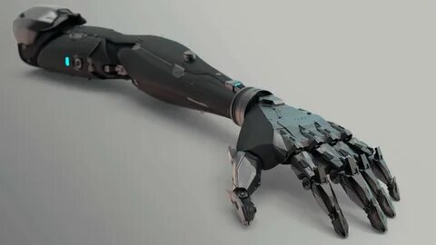 Mechanical Arm" by Romain De Nadaï on ArtStation #scifi Mech