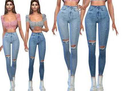 Ripped Casual Jeans - The Sims 4 Catalog