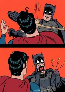 ahahahahahaha Batman funny, Batman slapping robin, Superhero