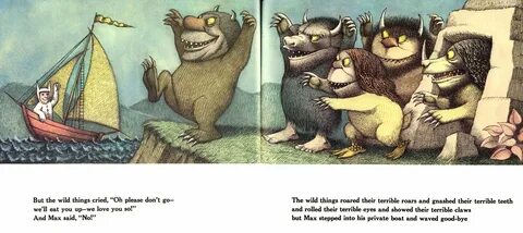 where the wild things are Maurice sendak, Illustration, Wild