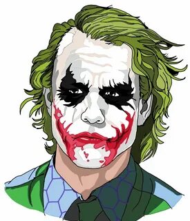 Joker Heath Ledger Joker art drawing, Joker drawings, Joker 