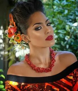 Lupetialè Beauty, Hair styles, Tahitian dance
