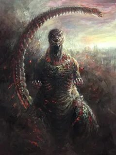 Shin Godzilla art 😍 All godzilla monsters, Japanese monster,