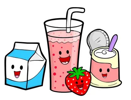 Smoothie clipart animated - Pencil and in color smoothie cli