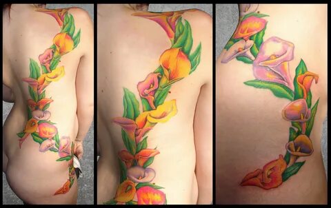Ink Flower tattoo designs, Calla lily tattoos, Lily tattoo d
