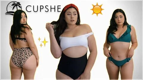 CUPSHE CURVE SWIMSUIT TRY-ON HAUL!!! - YouTube