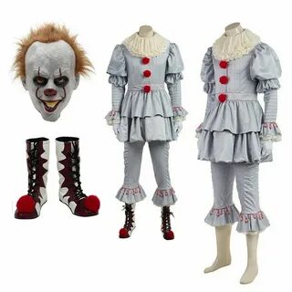 Купить Cosplay Pennywise Costume Clown Costume Customized Ha