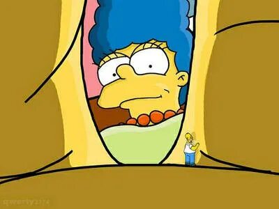 Giantess Marge Simpson foot worship by tanner8296 on Deviant