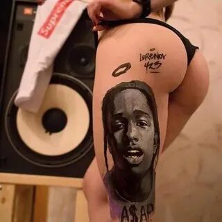 TATTOOS OF ASAP ROCKY see more hiphop tattoos on the Paperch