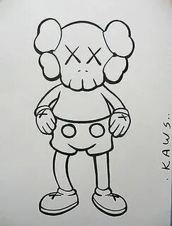 Image result for kaws drawing Doodle art designs, Graffiti d