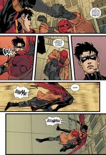 red hood vs red robin (robin war) Red hood, Batman comic art