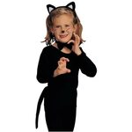 Girls Déguisement de Chat Costume Enfant Fille 4pcs Jupe Ore