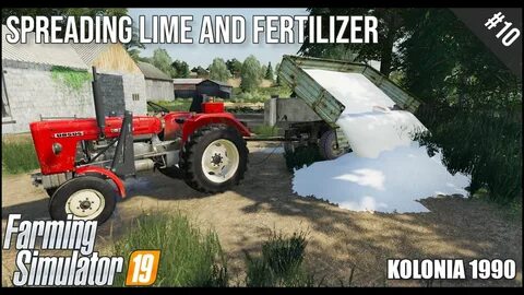 Sowing, spreading lime and fertilizer ★ Farming Simulator 19