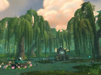 Jade Forest, Pandaria Fantasy world, World of warcraft, Warc